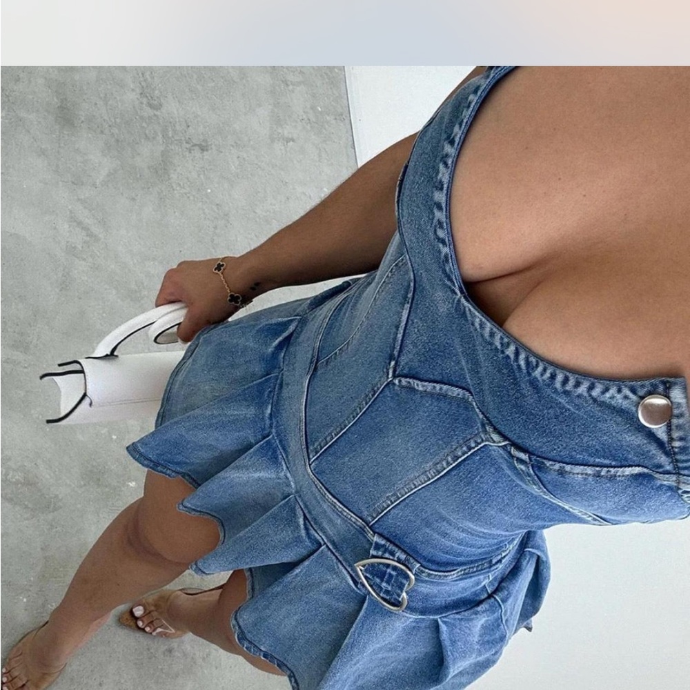 Women's Blue Denim Dress